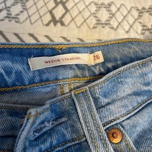 Size 26 Wedgie Levis